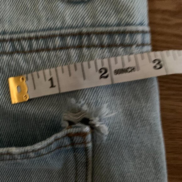 Edikted Wide-Leg Light Wash Jeans – Size XS - Picture 12 of 14